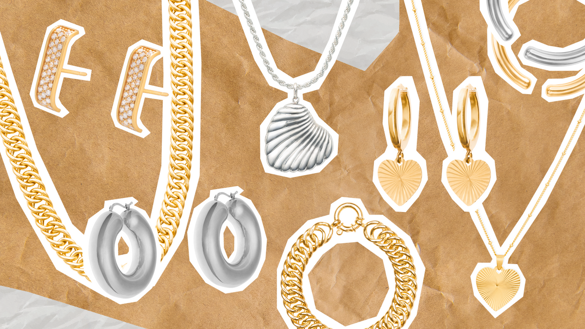 Stunning CINCO jewelry pieces, including earrings and necklaces, embodying Barbie toys and chic jewelry.