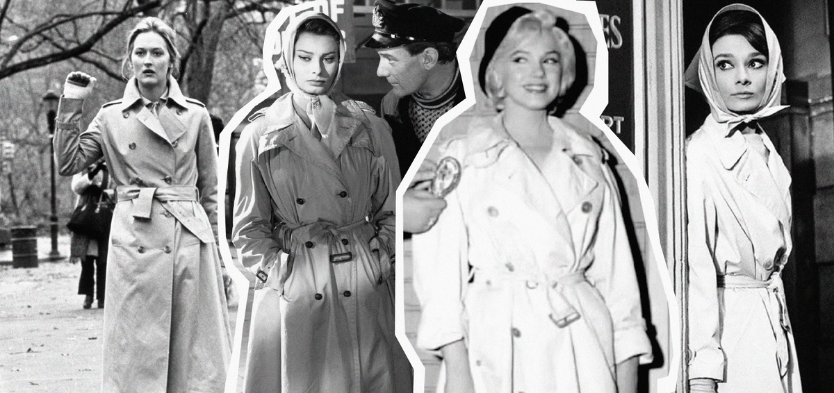 Timeless trench coat styles featuring iconic celebrities in classic trench coats.