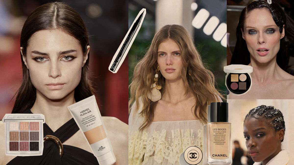 spring 2025 runway makeup trends