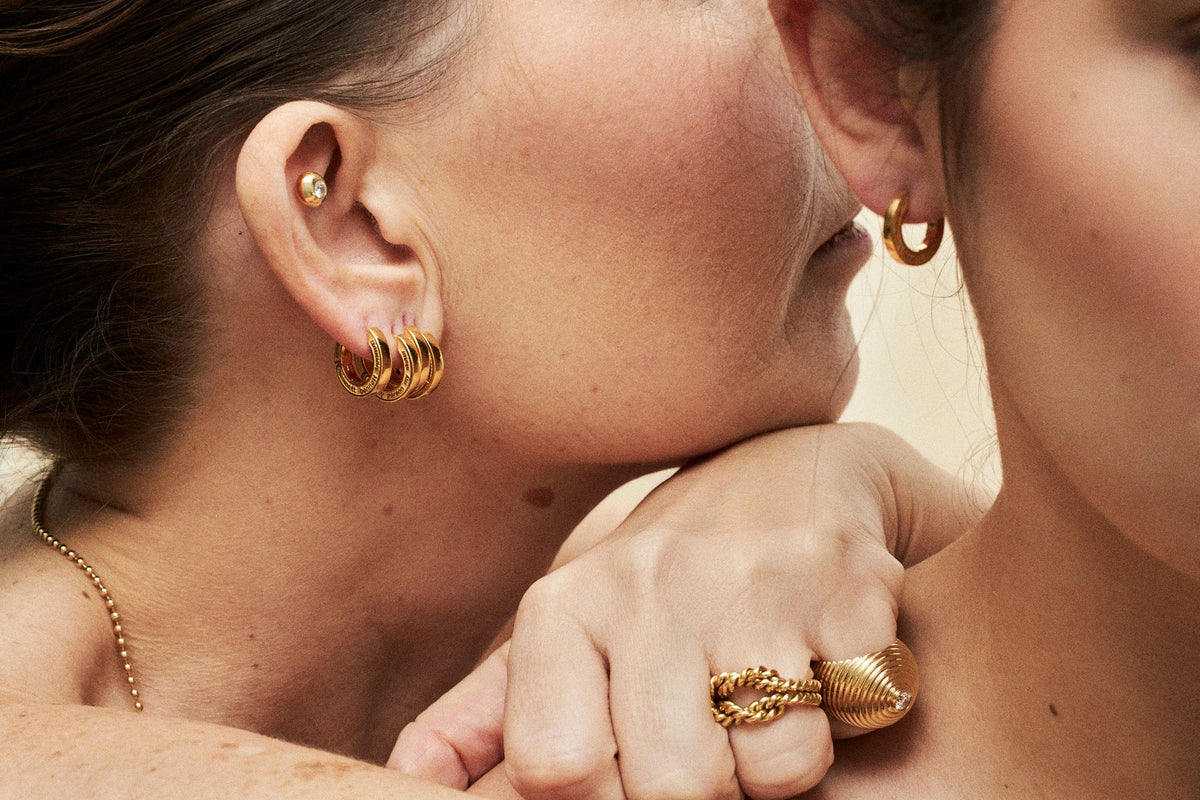 Elegant earrings and rings for Mother's Day jewelry gift ideas.