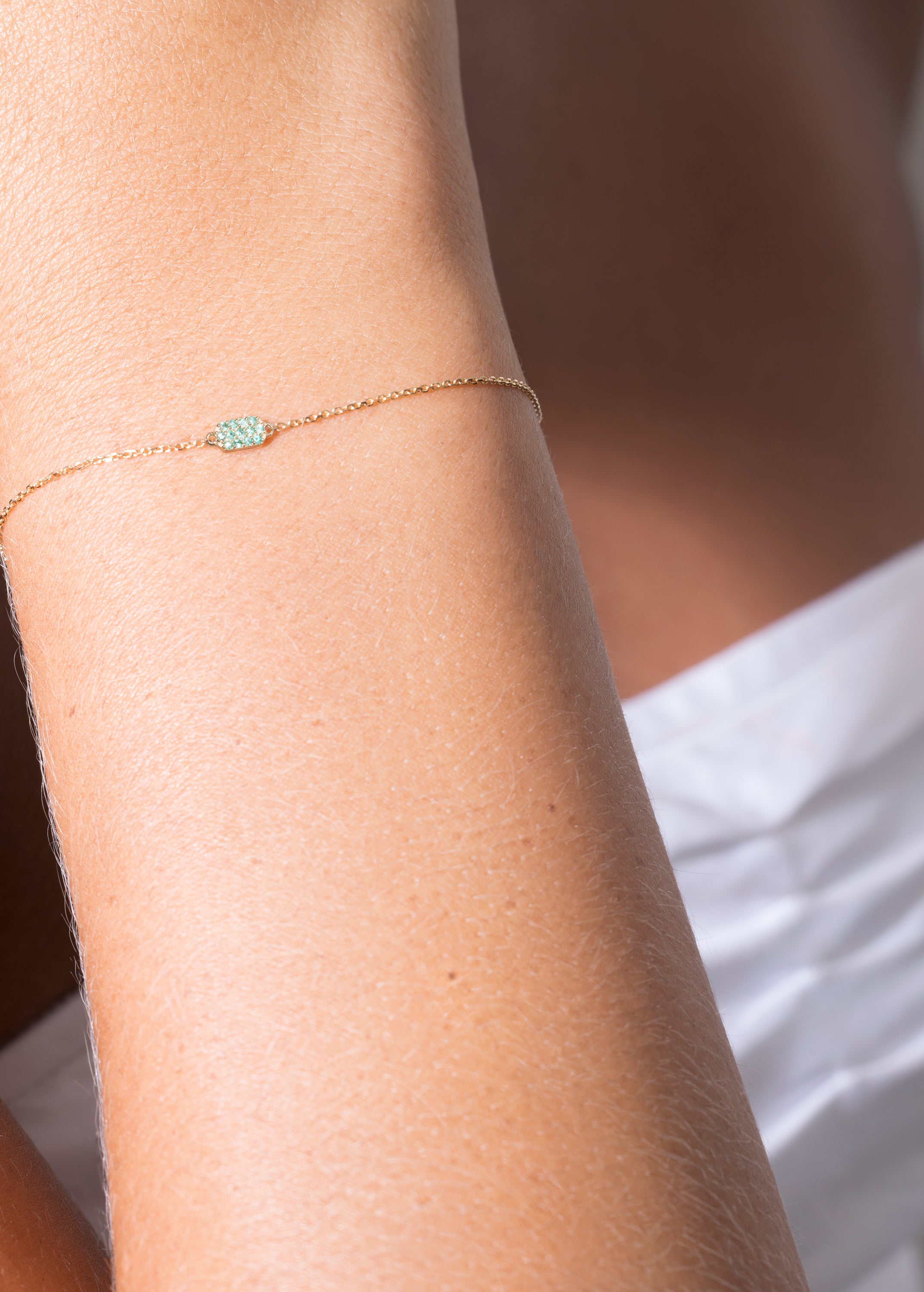 Hannah Armband 18k Smaragd