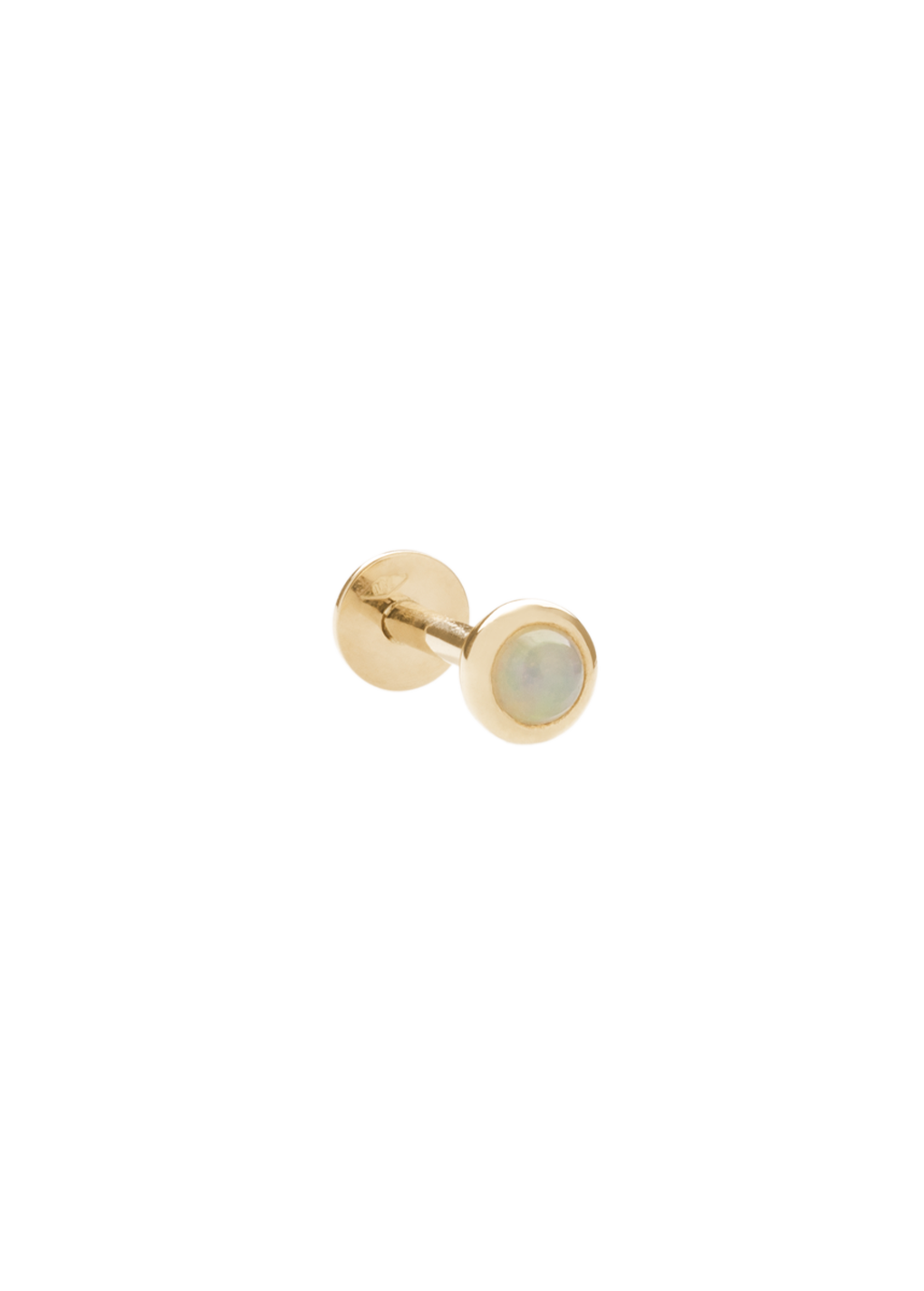 Balalai-Ohrstecker aus 18 Karat Opal