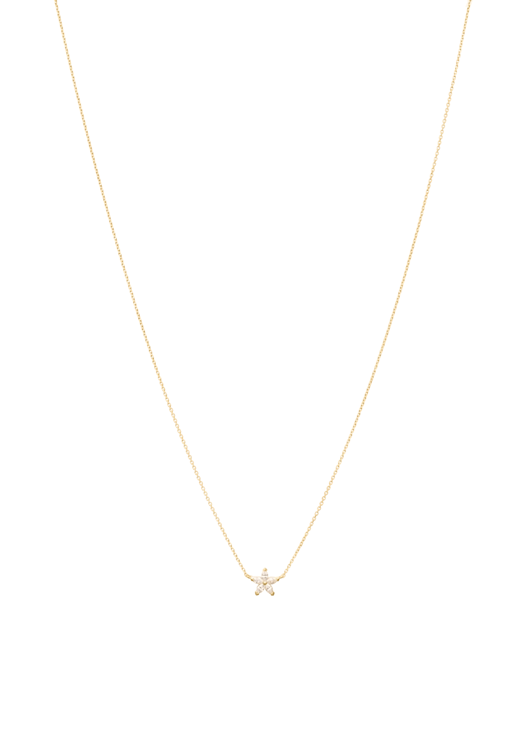 Flower 18k diamonds necklace Necklaces
