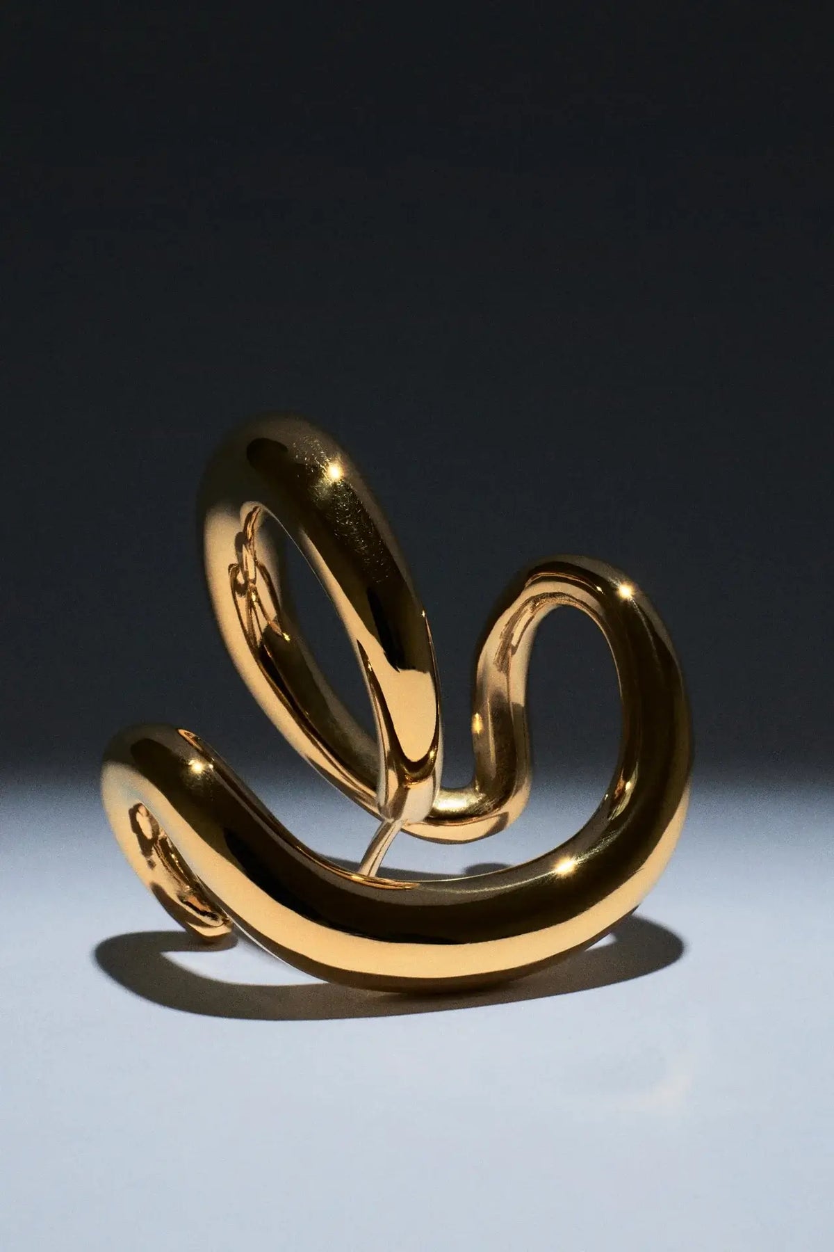 Iris-Ohrring und Ear Cuff Ohrringe