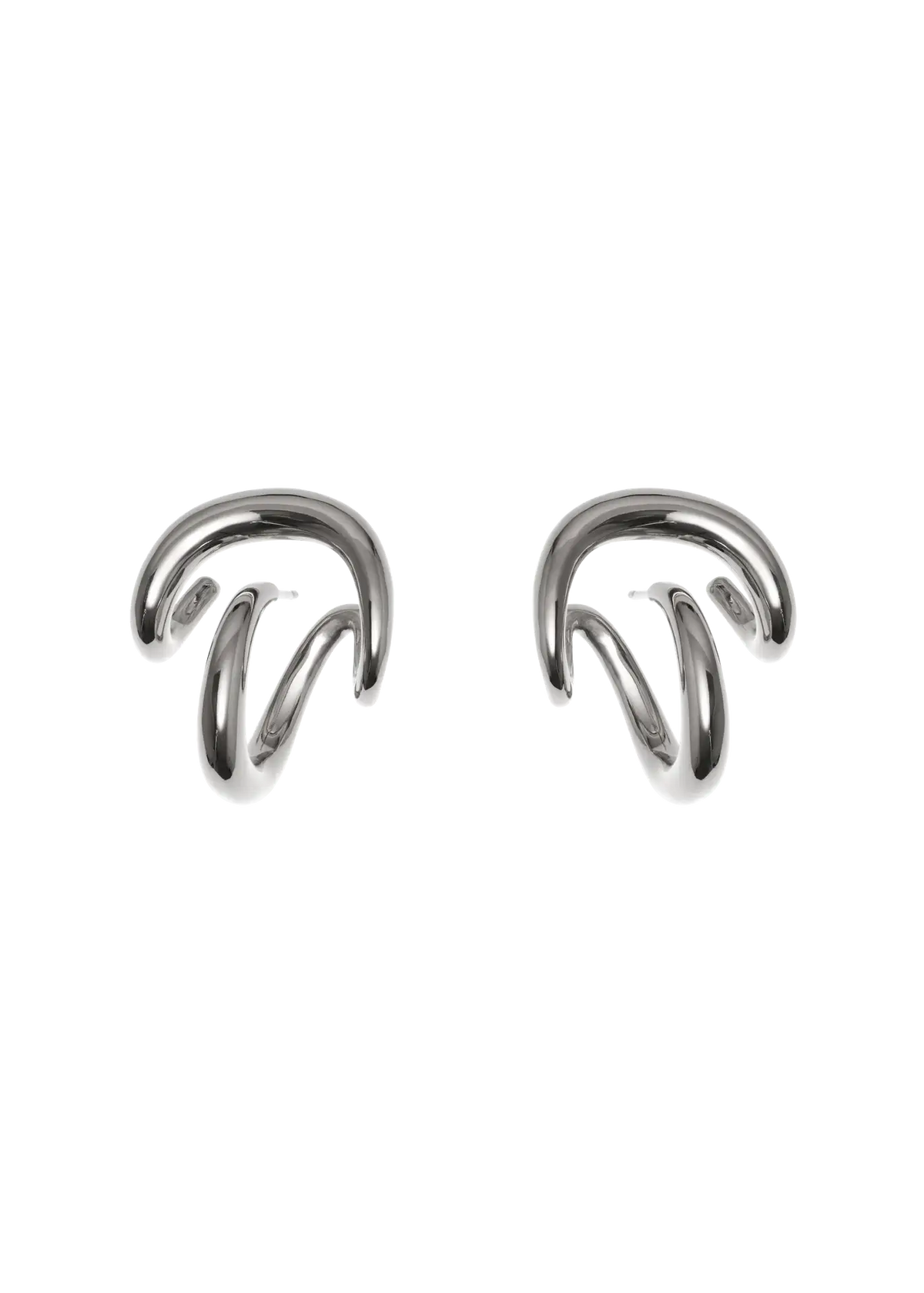 Iris-Ohrring und Ear Cuff Ohrringe