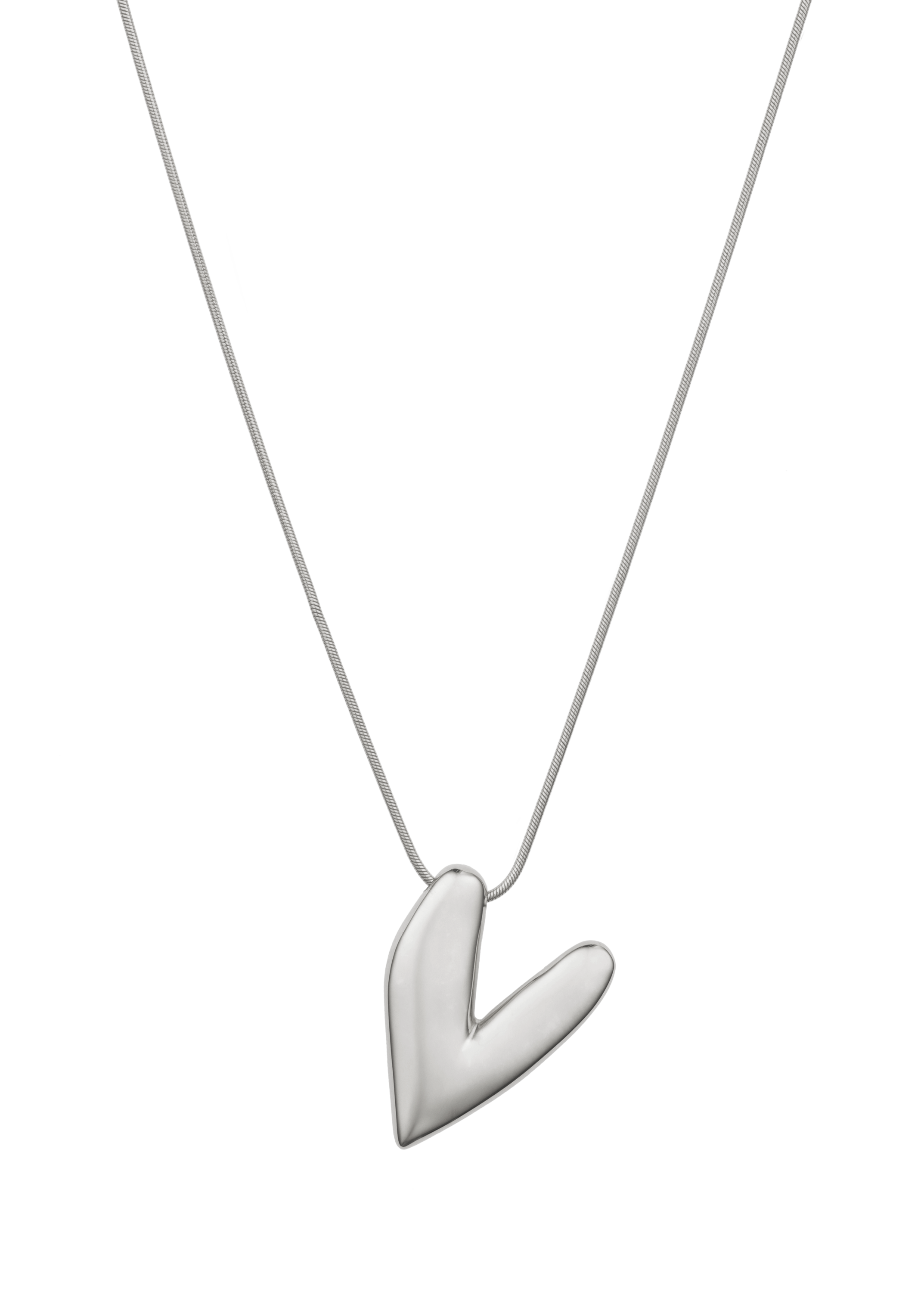 kokoro necklace in silver