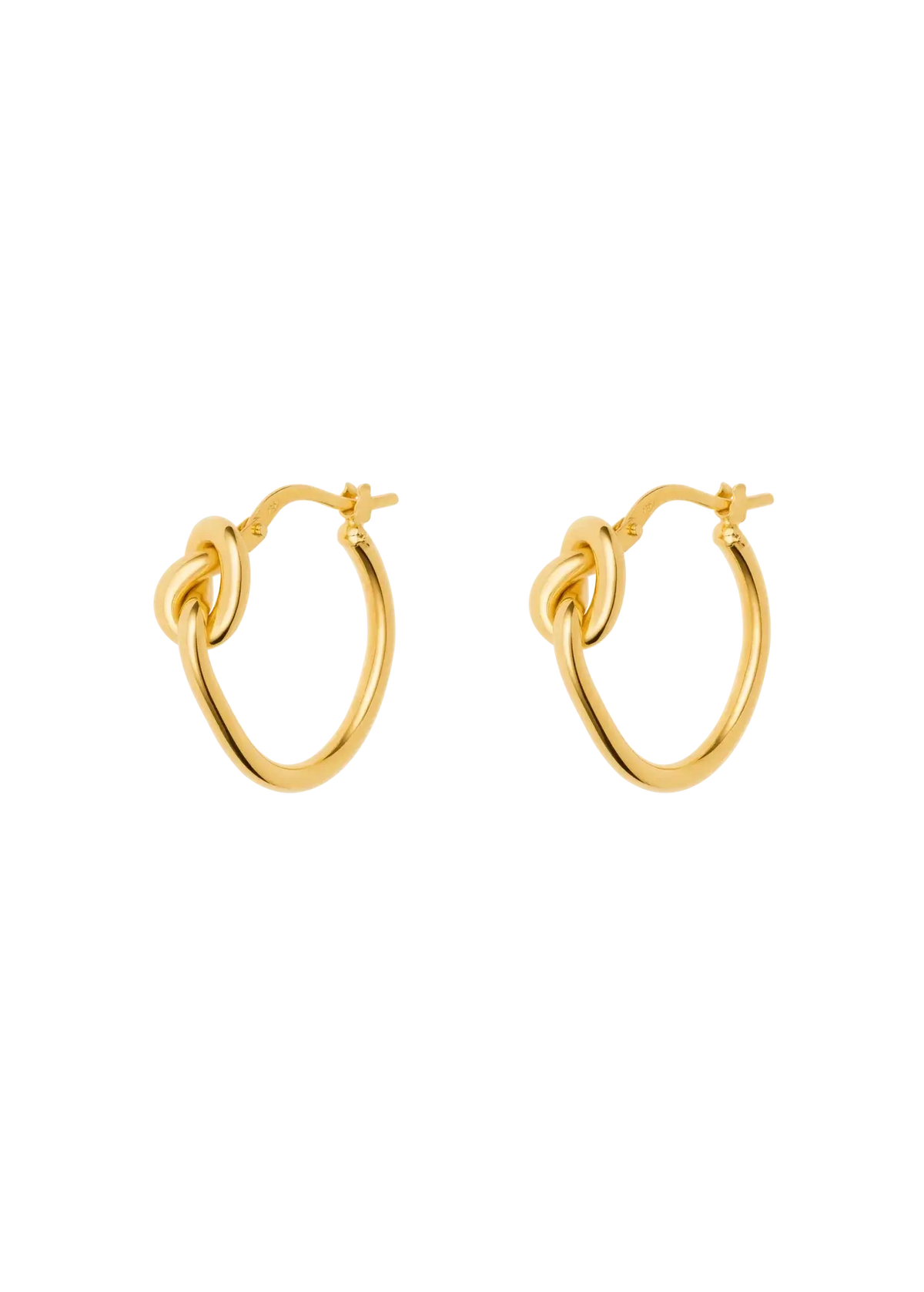 Lucilla Knot Huggies Earrings