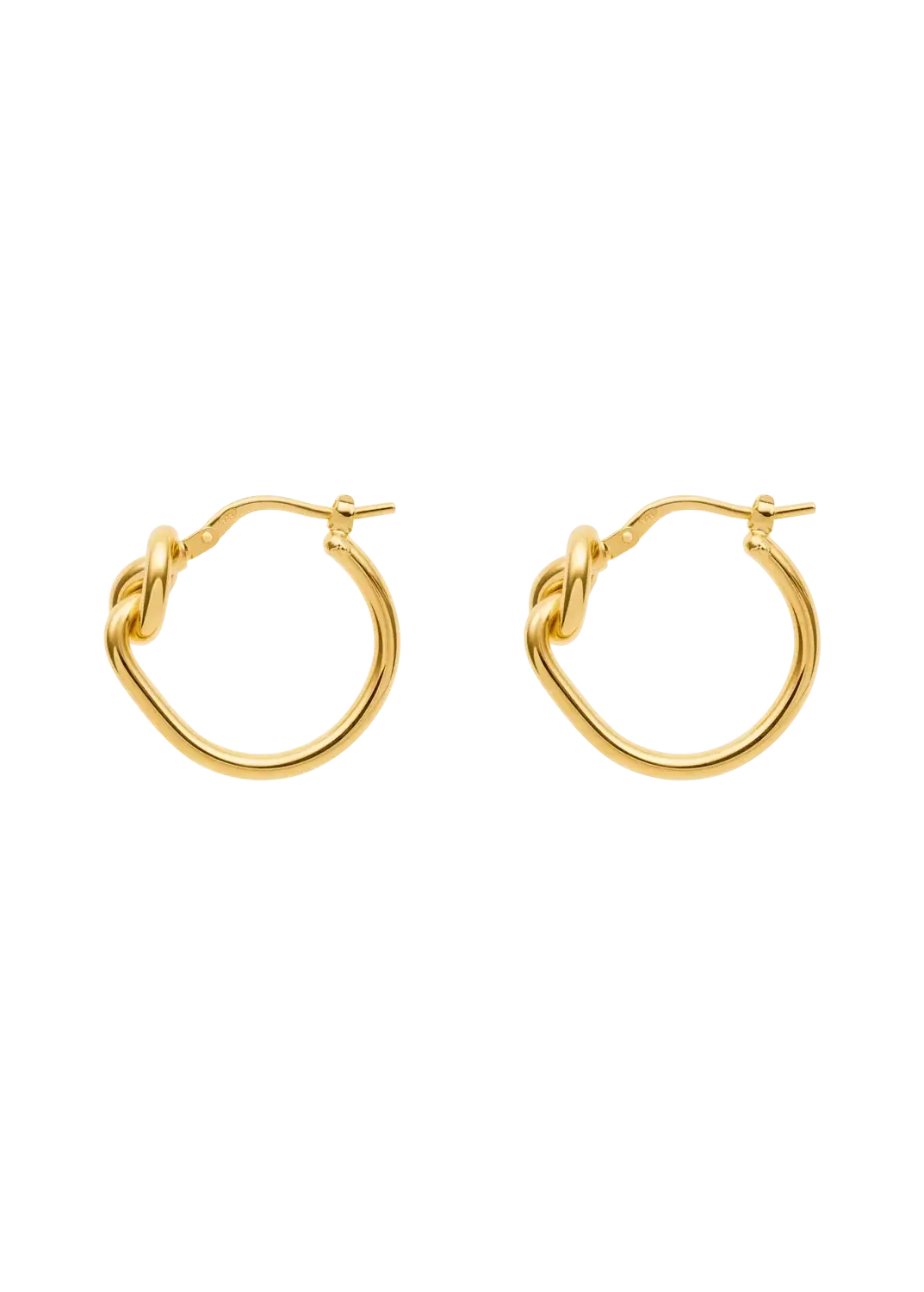 Lucilla Knot Huggies Earrings