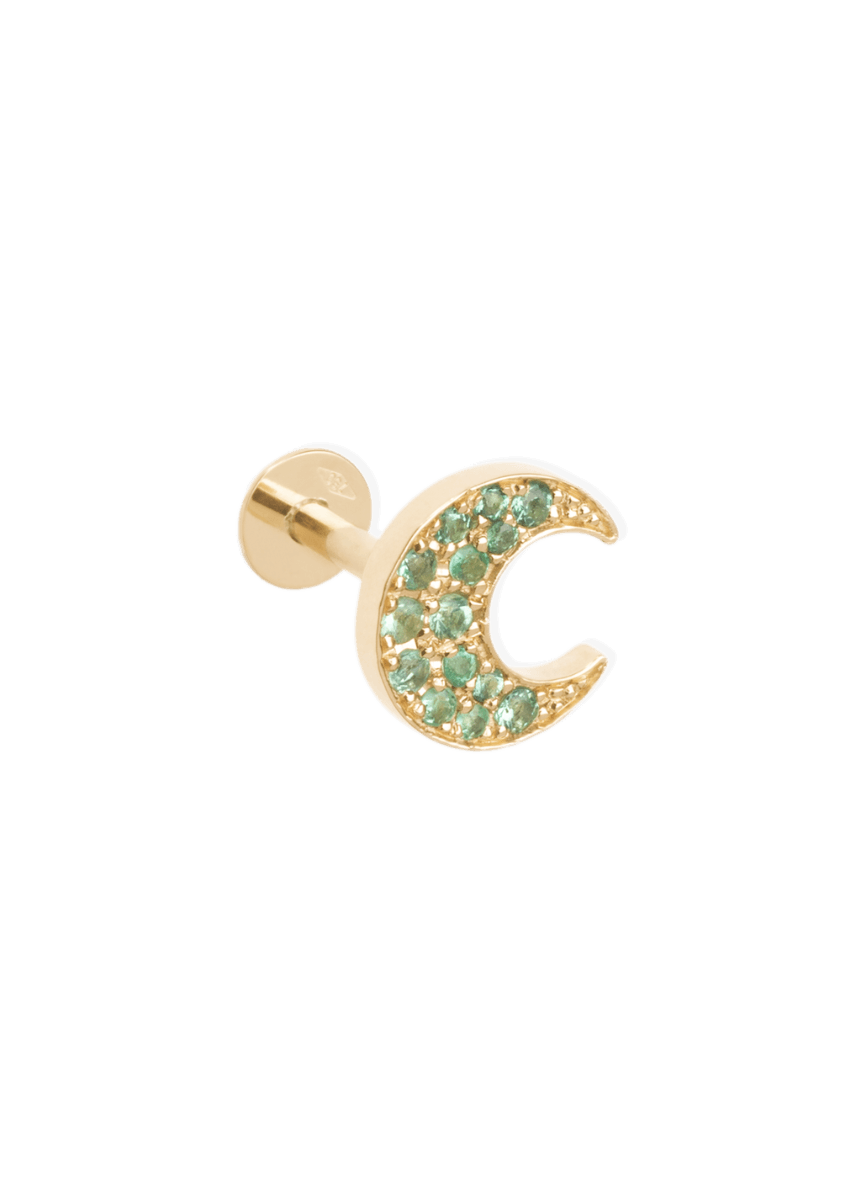 Mush-Stecker 18k Smaragd Ohrringe