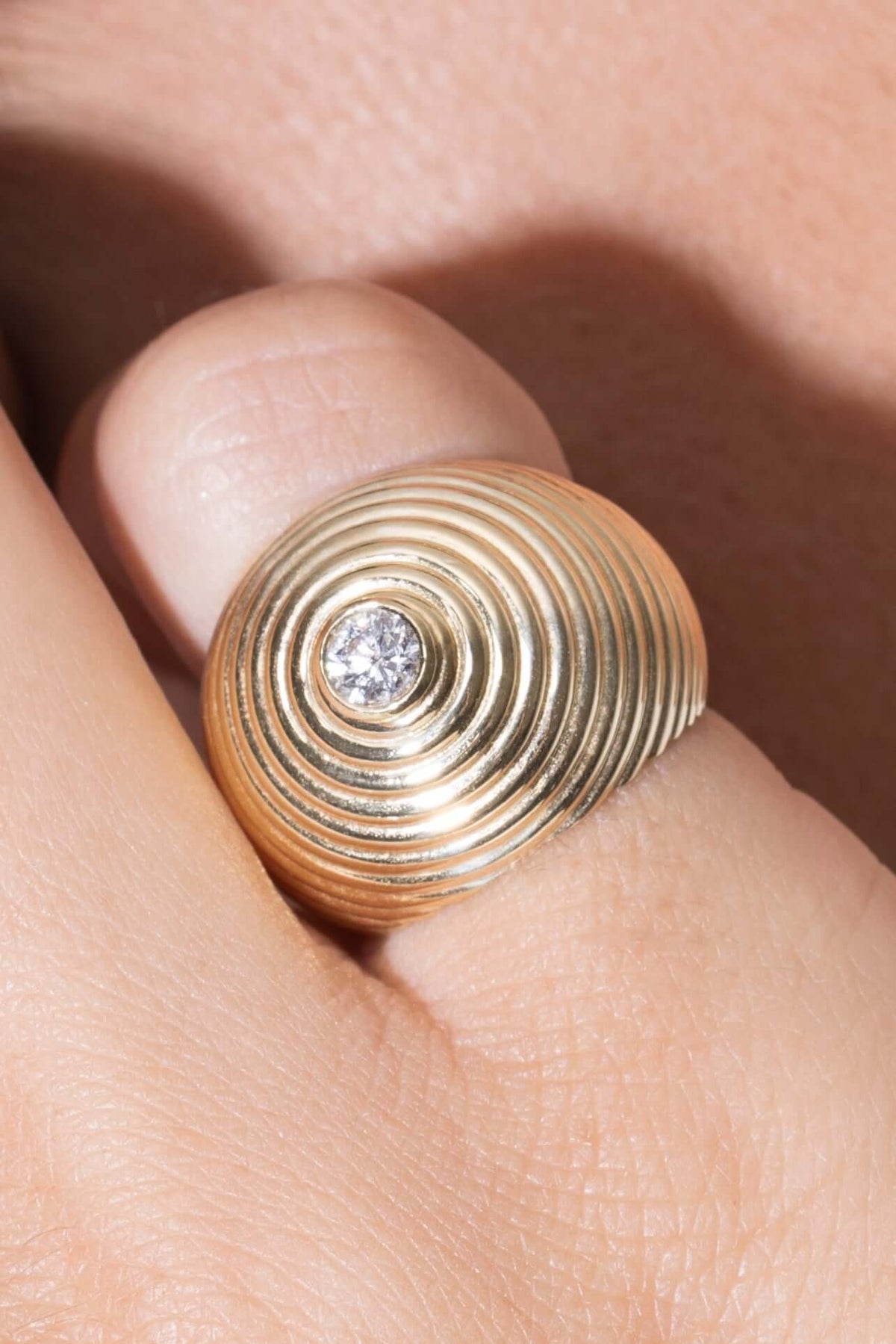 kleiner Finger 18k Diamantring Ringe