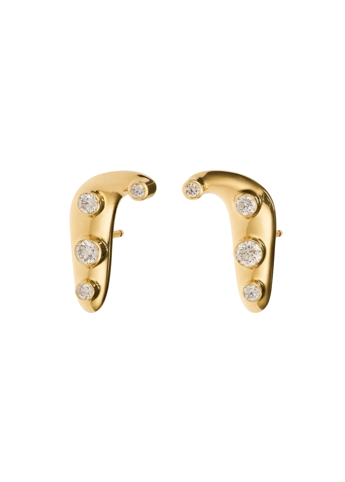 unendliche 18k Diamantohrringe Ohrringe