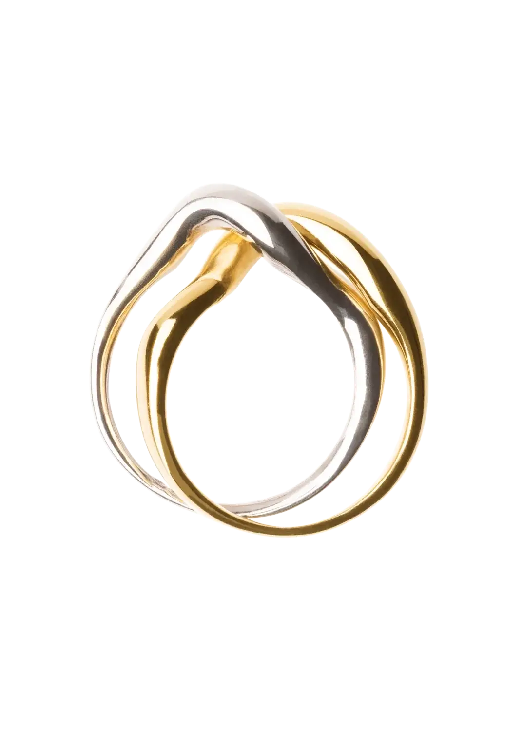 gewebter Doppelring Ringe