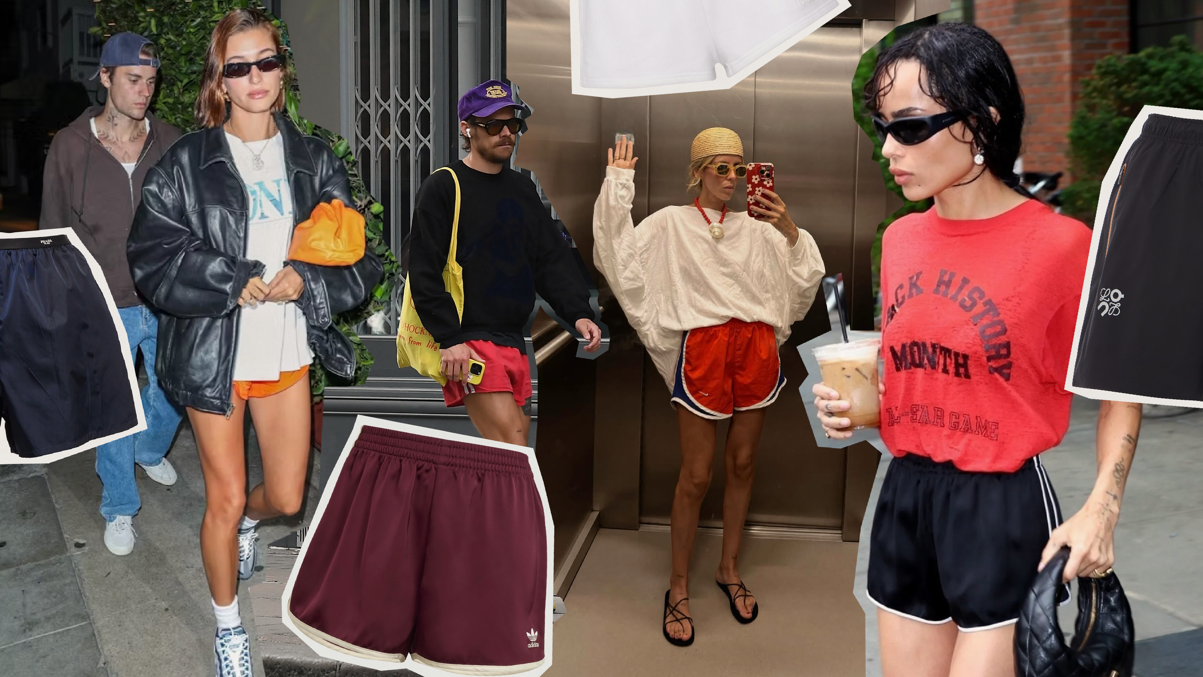 the rise of gym shorts: summer’s most unexpected fashion staple
