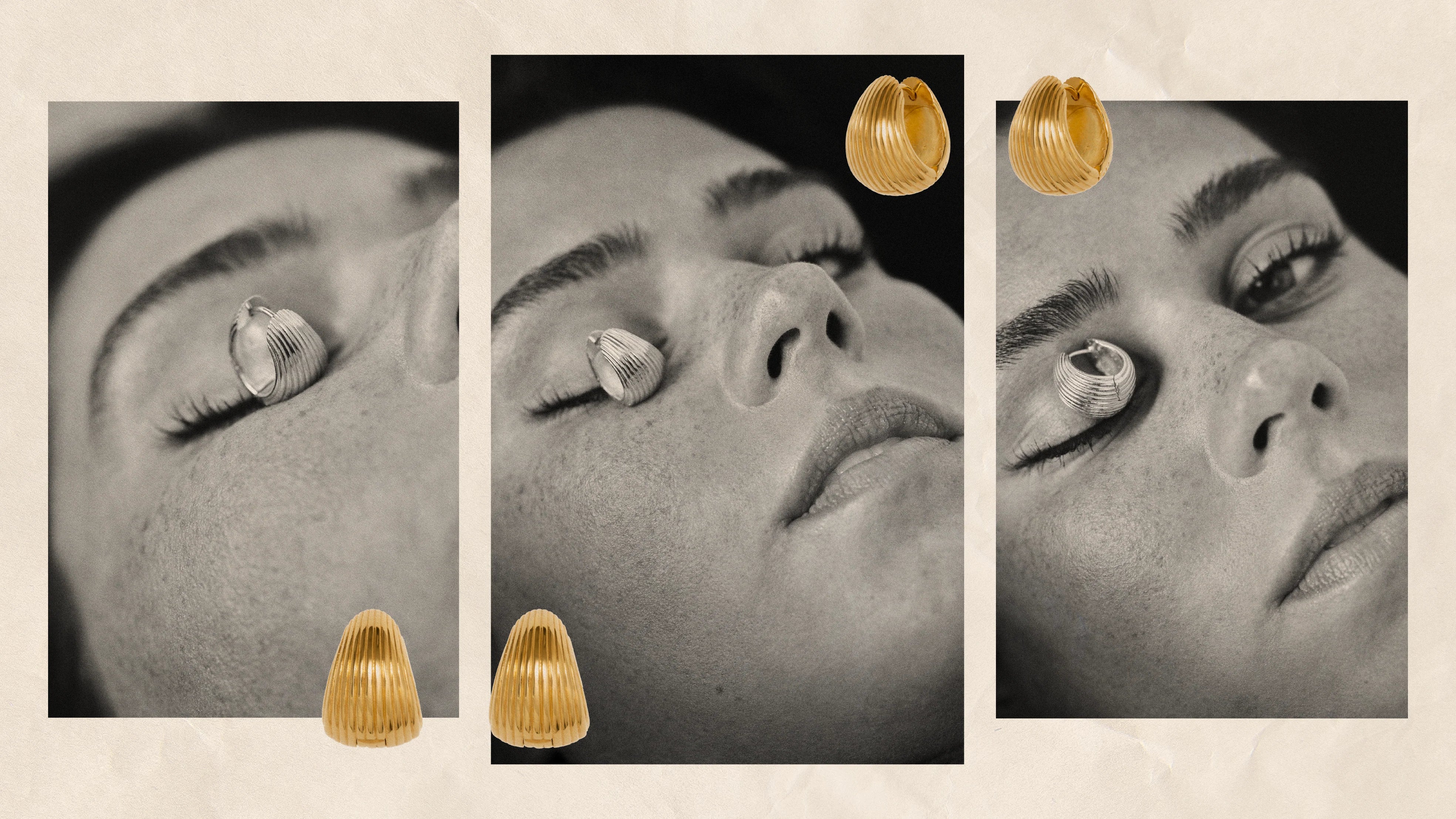 maxi earrings in silver 925