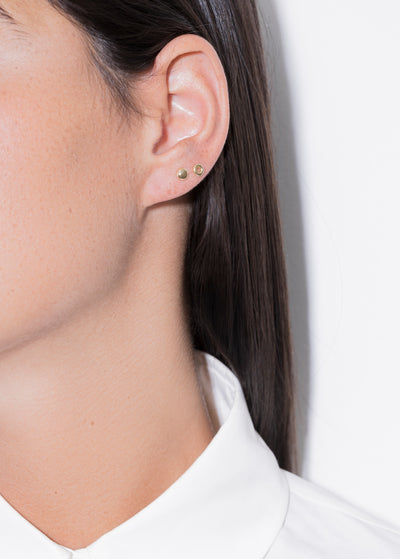 leerer Ohrstecker 18k Ohrringe