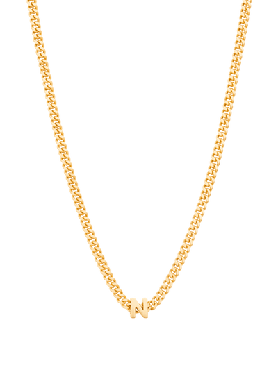 alphabet necklace with pendant N Necklaces