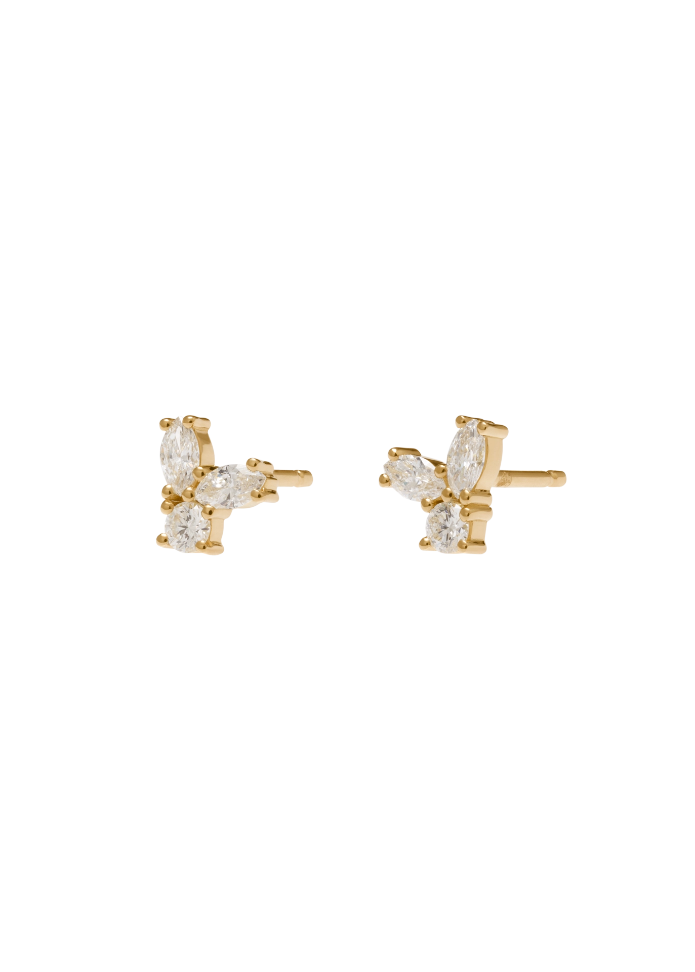 aurora 18k diamond earrings