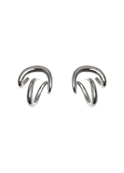 Iris-Ohrring und Ear Cuff Ohrringe