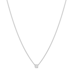 leah necklace in silver