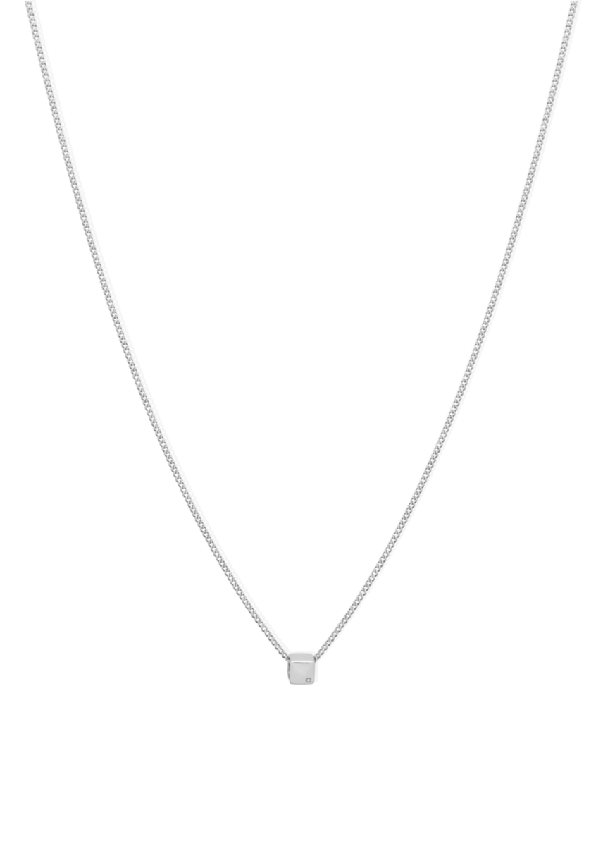 leah necklace in silver