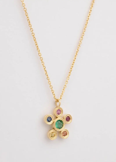 margarida Fassung 18k Diamant Halskette Halsketten