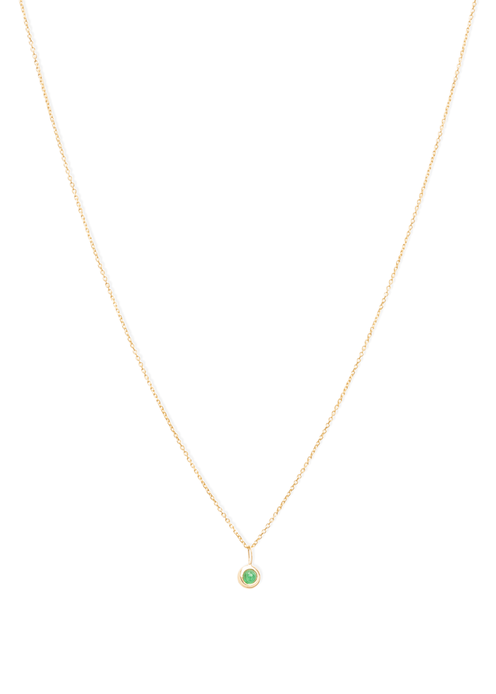 Mock Halskette 18k Smaragd