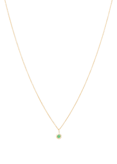 mock necklace emerald 18k 