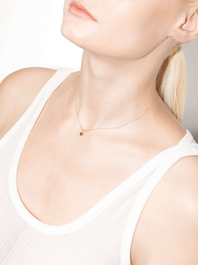 Modellkette 18k Rubin Halsketten