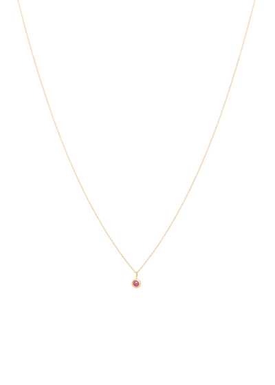 Modellkette 18k Rubin Halsketten
