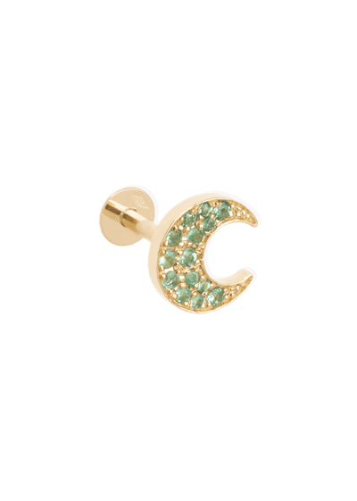 Mush-Stecker 18k Smaragd Ohrringe
