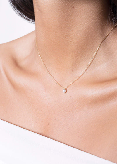natalia Halskette 18k Perlen Halsketten
