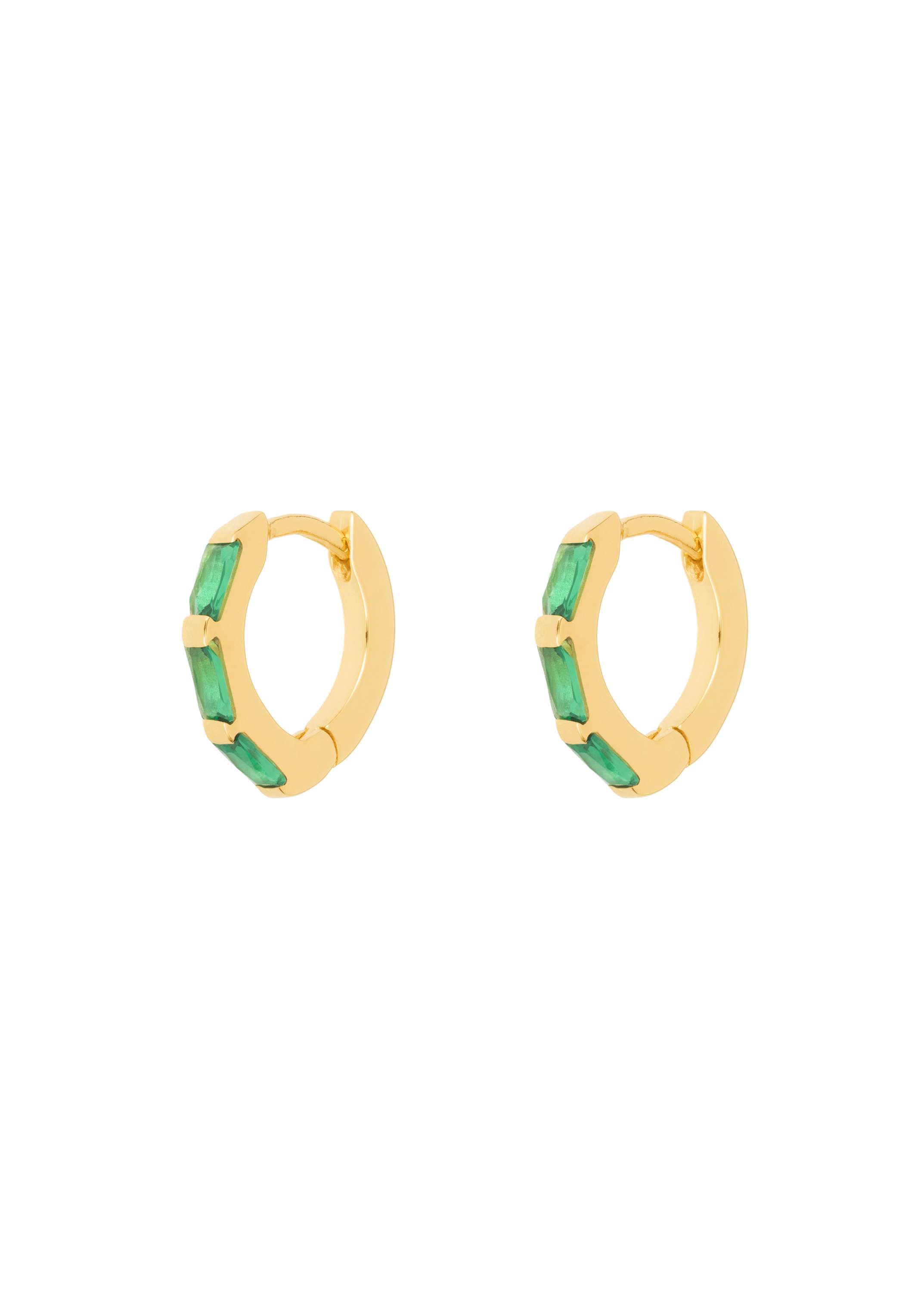 norma earrings emerald