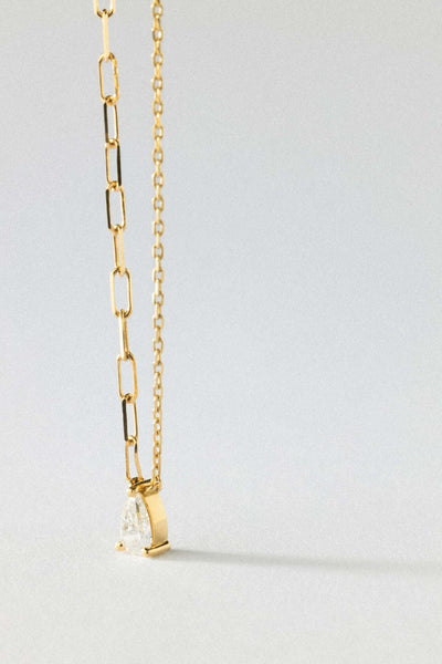 Pear necklace 18k diamond Necklaces