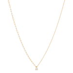 pear necklace 18k diamond