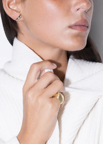 kleiner Finger 18k Diamantring Ringe