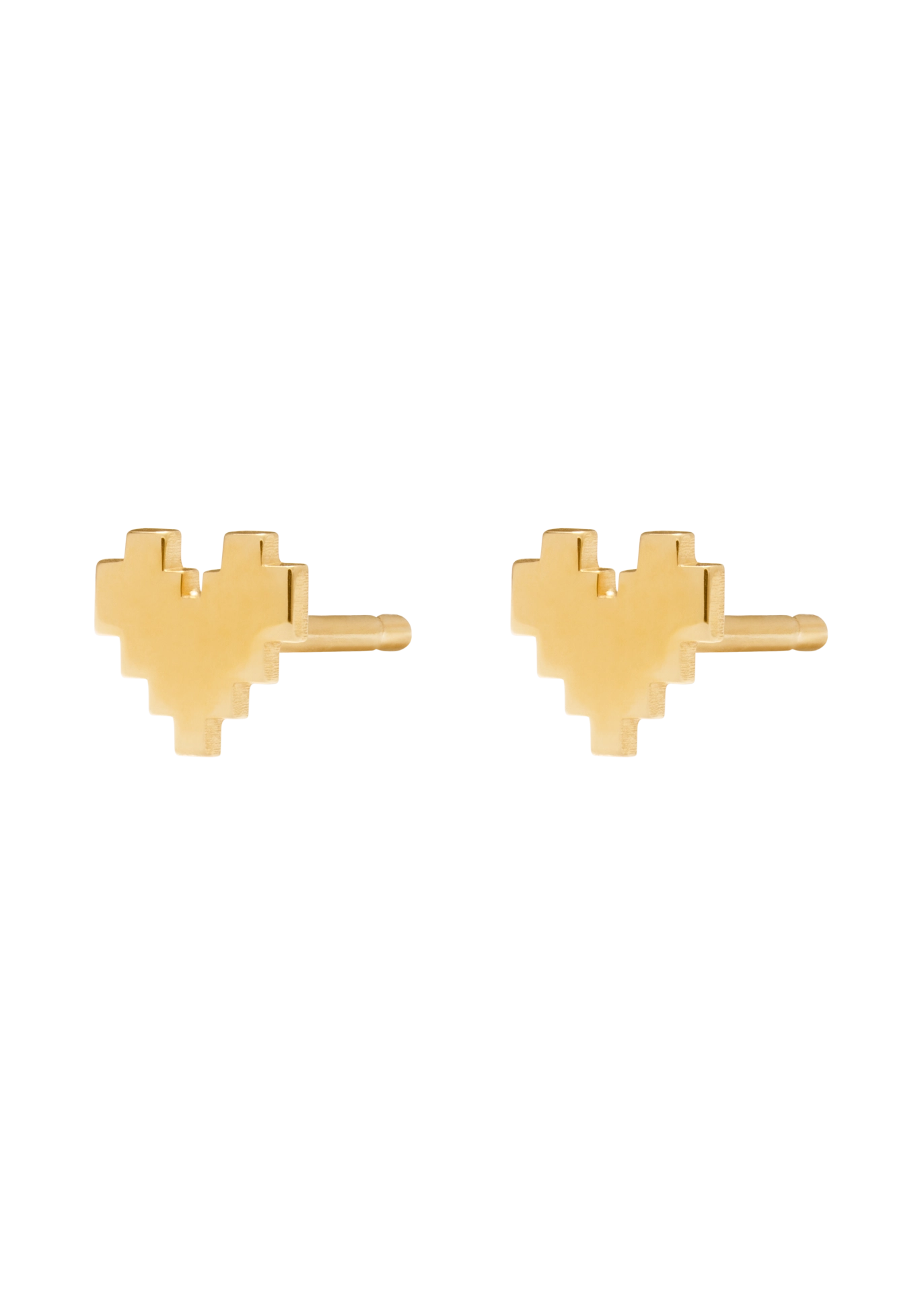 PIXEL Herz Mini-Ohrringe