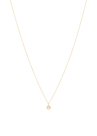 rundes 18k Diamant-Collier Halsketten
