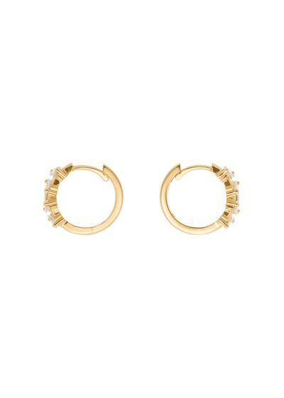 Ohrringe mit geformten Diamanten 18k Ohrringe