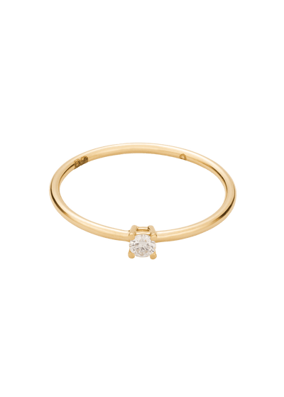 Solitärring mit Diamant 18k Ringe