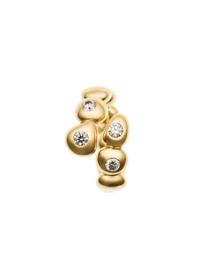 unperfekter Kugelring 18k Diamant Ringe