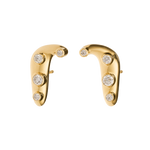 unending 18k diamond earrings