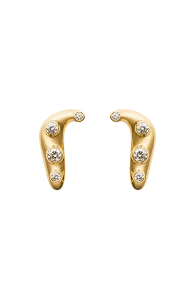 unendliche 18k Diamantohrringe Ohrringe