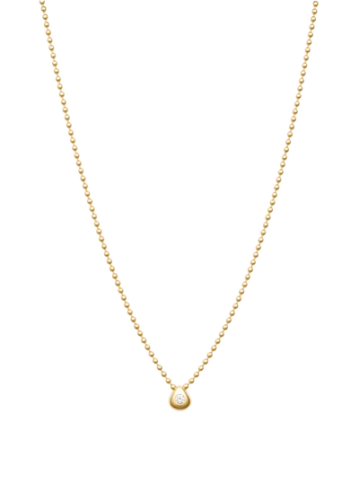 Unperfect sphere chain 18k diamond necklace Necklaces