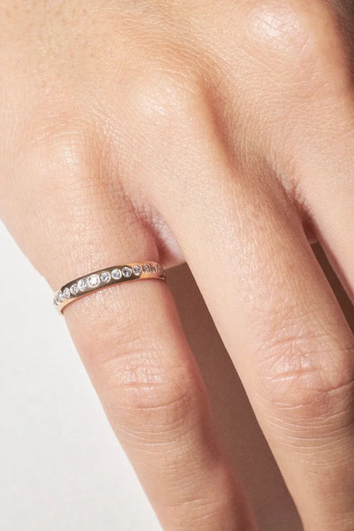 wir 18k Verlobungsring mit mehreren Diamanten Ringe