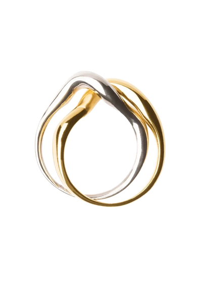 gewebter Doppelring Ringe
